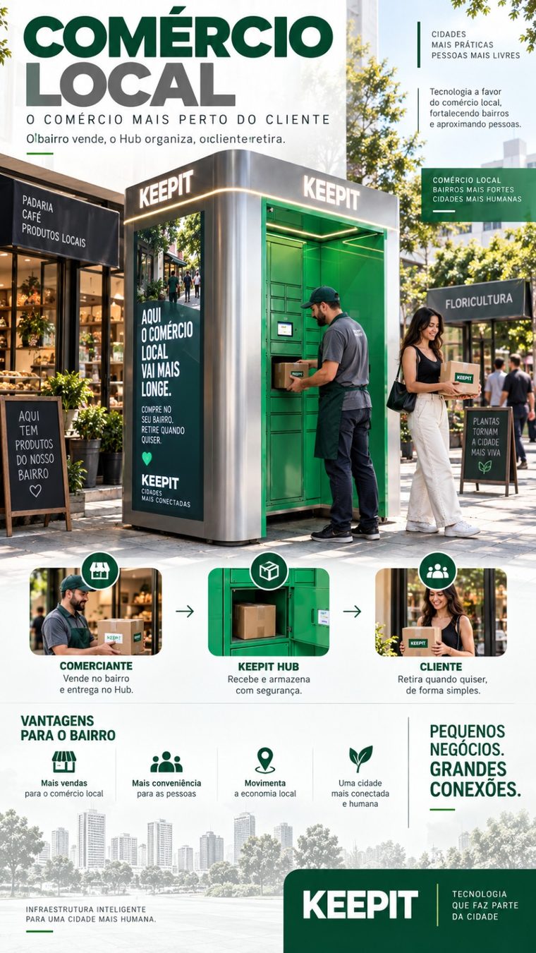 KeepIt conectando comércio local ao cliente do bairro