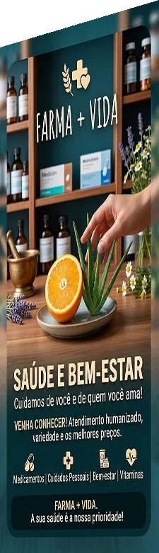 Exemplo de anúncio: Farma+Vida